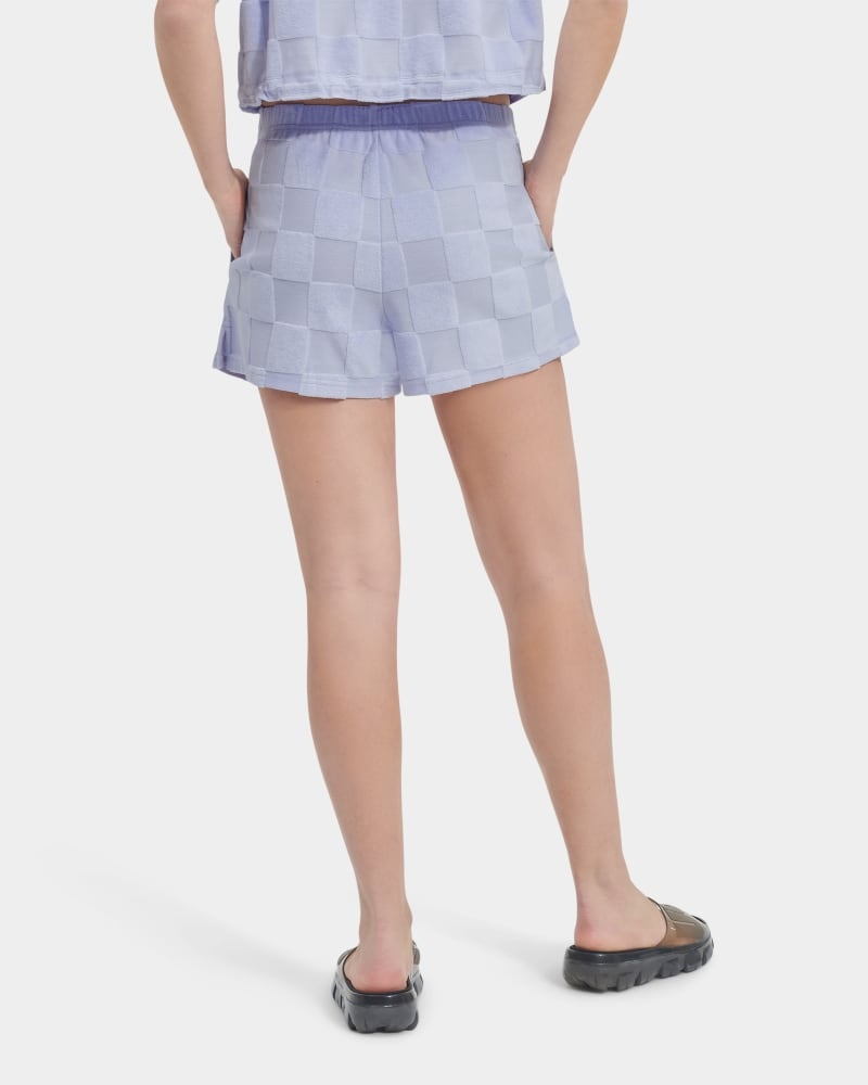 Purple Ugg Noni Check Women's Shorts | Saudi Arabia-5671908