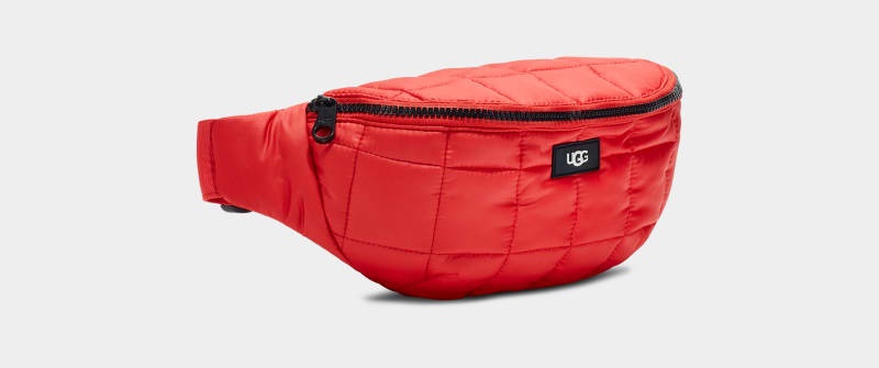 Red Ugg Gibbs Puff Women's Belt Bags | Saudi Arabia-9706548