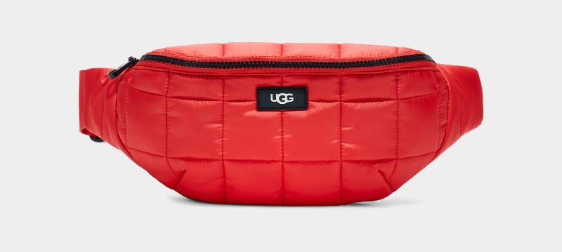 Red Ugg Gibbs Puff Women\'s Belt Bags | Saudi Arabia-9706548