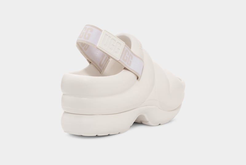 White Ugg Aww Yeah Women's Sandals | Saudi Arabia-3214769