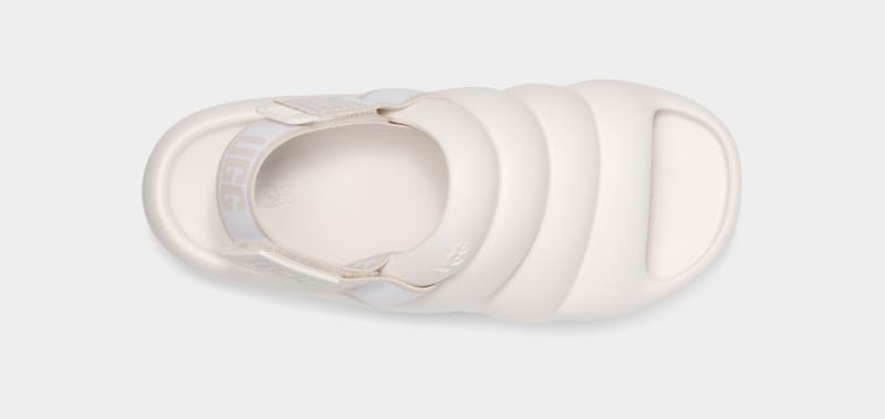 White Ugg Aww Yeah Women's Sandals | Saudi Arabia-3214769