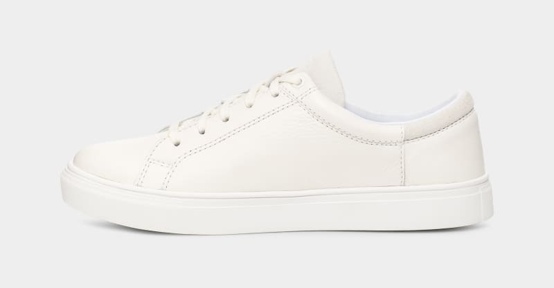 White Ugg Baysider Low Weather Men's Sneakers | Saudi Arabia-8537961