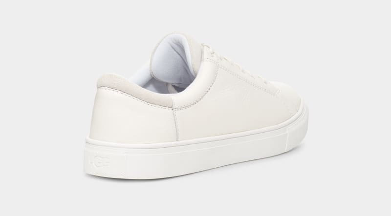 White Ugg Baysider Low Weather Men's Sneakers | Saudi Arabia-8537961