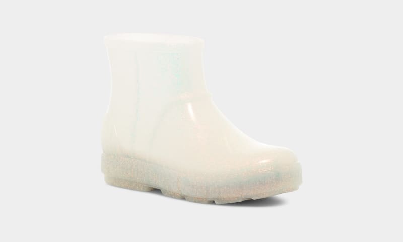 White Ugg Drizlita Glitter Kids' Boots | Saudi Arabia-7594128