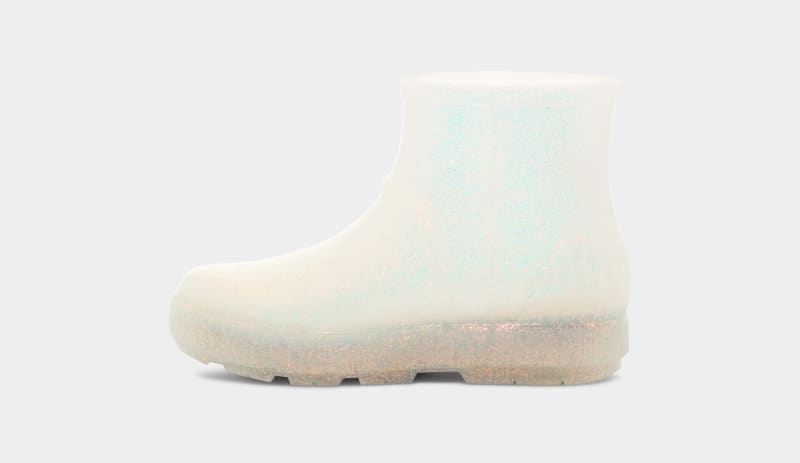 White Ugg Drizlita Glitter Kids' Boots | Saudi Arabia-7594128