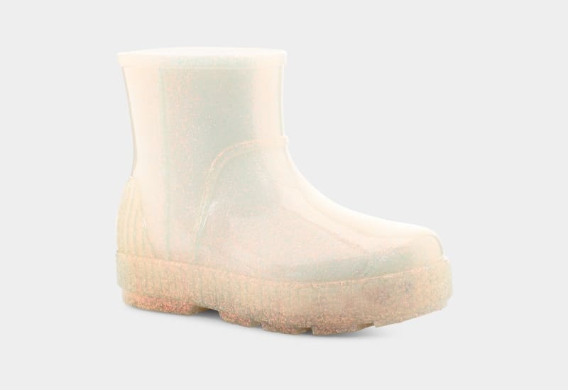 White Ugg Drizlita Glitter Women's Boots | Saudi Arabia-0319758