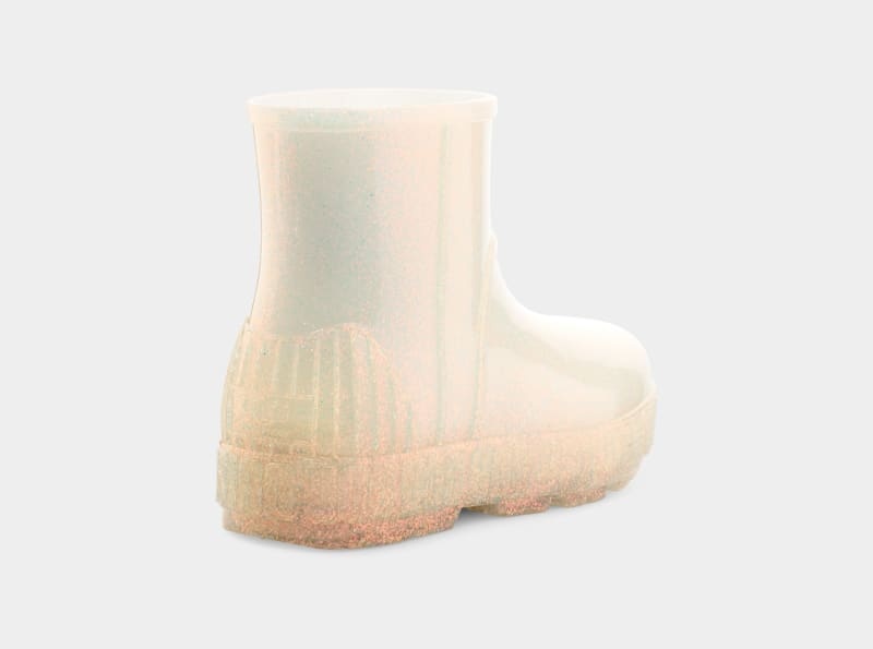 White Ugg Drizlita Glitter Women's Boots | Saudi Arabia-0319758