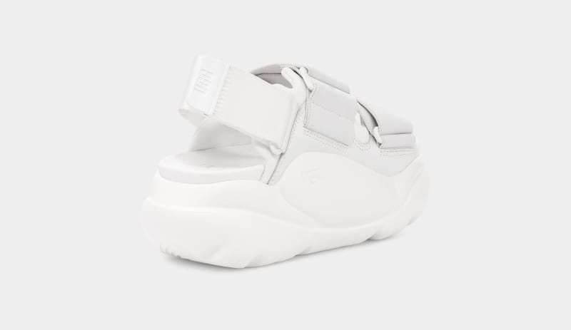 White Ugg La Street Women's Sandals | Saudi Arabia-8730915