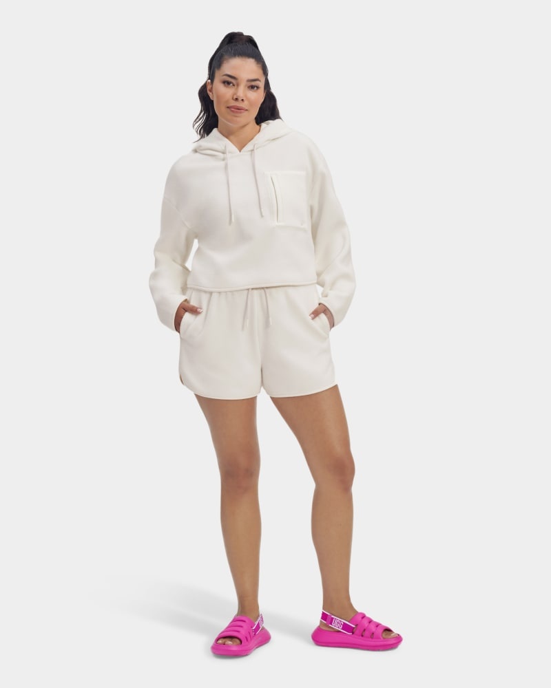 White Ugg Myley Sherpa Women's Hoodie | Saudi Arabia-0764259