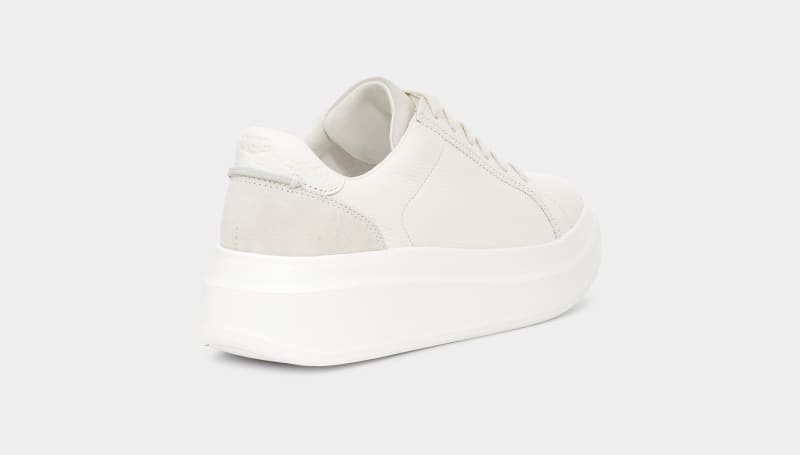 White Ugg Scape Lace Women's Sneakers | Saudi Arabia-1672905