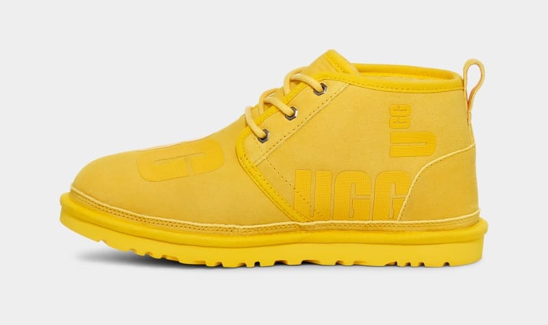 Yellow Ugg Neumel Scatter Graphic Men's Boots | Saudi Arabia-1450698