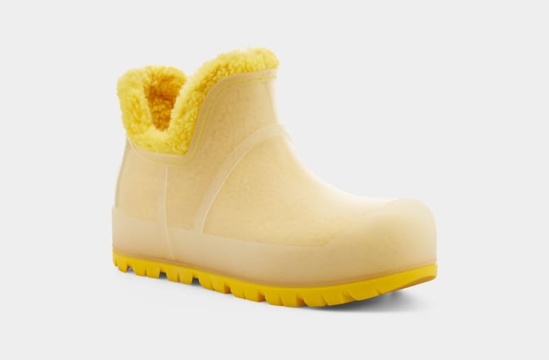 Yellow Ugg Raincloud Clear Women's Boots | Saudi Arabia-7093514