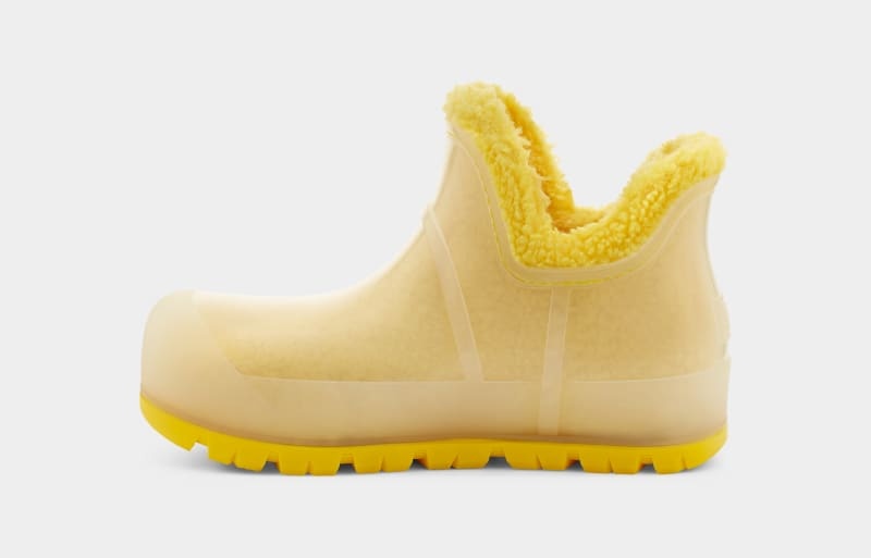 Yellow Ugg Raincloud Clear Women's Boots | Saudi Arabia-7093514