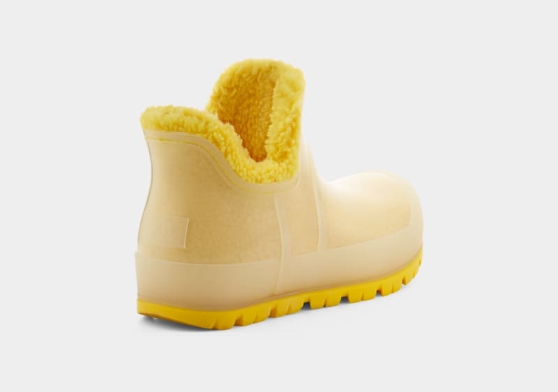 Yellow Ugg Raincloud Clear Women's Boots | Saudi Arabia-7093514