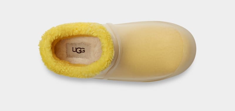 Yellow Ugg Raincloud Clear Women's Boots | Saudi Arabia-7093514