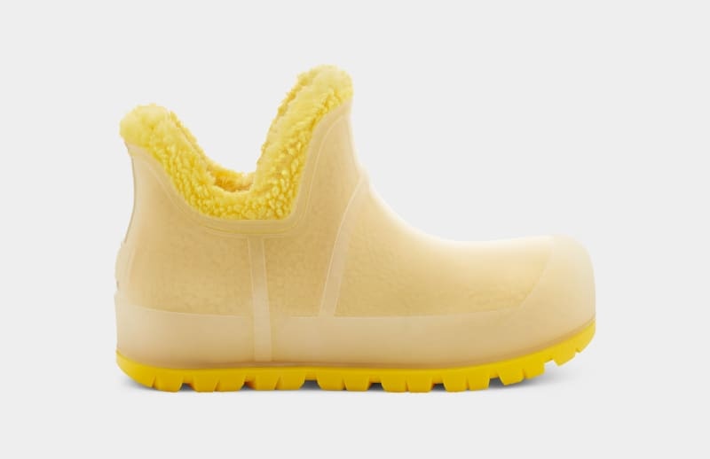 Yellow Ugg Raincloud Clear Women\'s Boots | Saudi Arabia-7093514