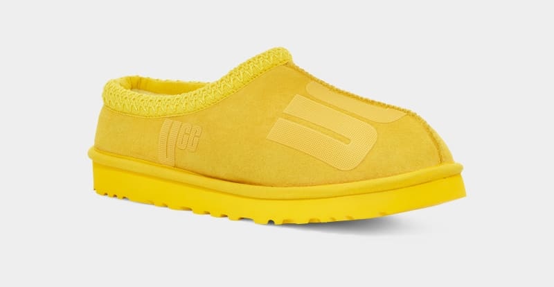 Yellow Ugg Tasman Scatter Graphic Men's Clogs | Saudi Arabia-0128435