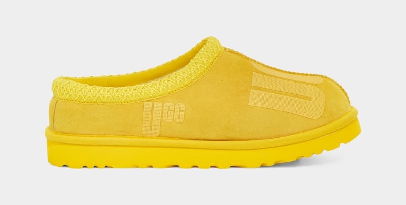 Yellow Ugg Tasman Scatter Graphic Men\'s Clogs | Saudi Arabia-0128435